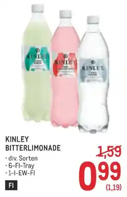 Metro Kinley Bitterlimonade Angebot