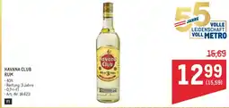 Metro Havana Club Rum Angebot