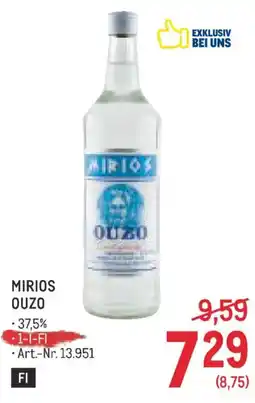Metro Mirios Ouzo Angebot