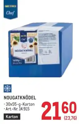 Metro Nougatknödel Chef Angebot