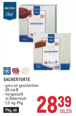 Metro Sachertorte Chef Angebot