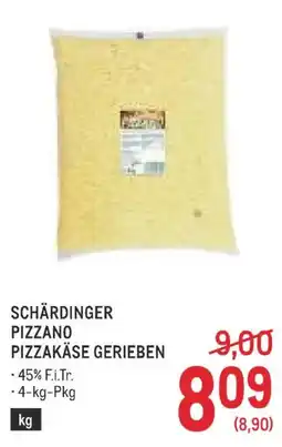 Metro Schärdinger Pizzano Pizzakäse gerieben Angebot