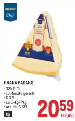 Metro Grana Padano Angebot