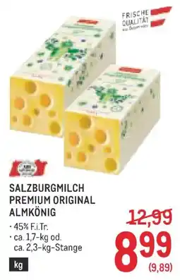 Metro Salzburgmilch Premium Original Almkönig Angebot