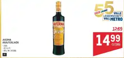 Metro Averna Kräuterlikör Angebot