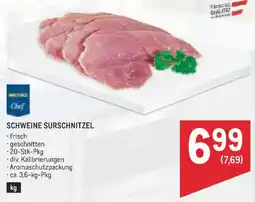 Metro Metro Chef Schweine Surschnitzel Angebot