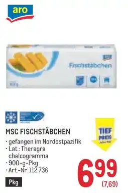 Metro MSC Fischstäbchen Angebot
