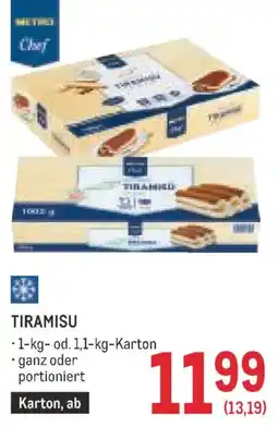 Metro Tiramisu Angebot