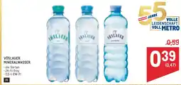 Metro Vöslauer Mineralwasser Angebot