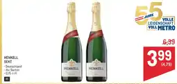 Metro Henkell Sekt Angebot