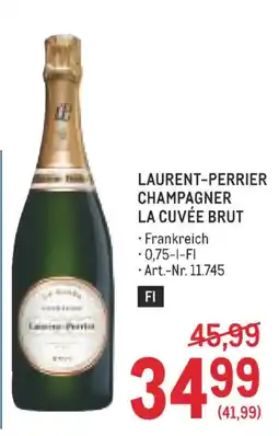 Metro Laurent-Perrier Champagner La Cuvée Brut Angebot