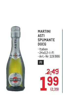 Metro Martini Asti Spumante DOCG Angebot