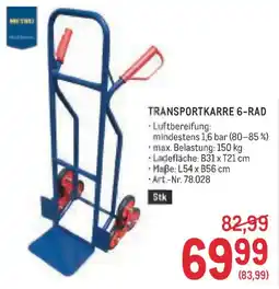 Metro Mucci Transportkarre 6-Rad Angebot