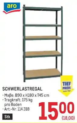 Metro aro SCHWERLASTREGAL Angebot