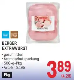 Metro Berger Extrawurst Angebot