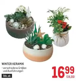 Metro Winter Keramik Angebot