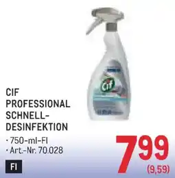 Metro Cif Professional Schnell-Desinfektion Angebot