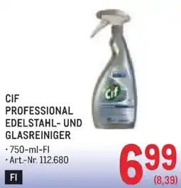 Metro Cif Professional Edelstahl- und Glasreiniger Angebot