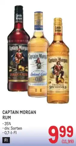 Metro Captain Morgan Rum Angebot