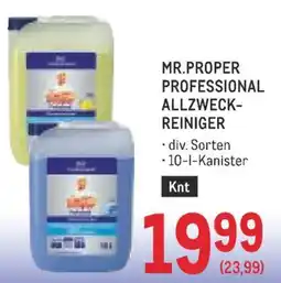 Metro Mr. Proper Professional Allzweck-Reiniger Angebot