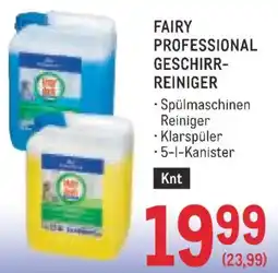 Metro Fairy Professional Geschirr-Reiniger Angebot