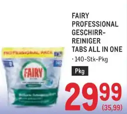 Metro Fairy Professional Geschirr-Reiniger Tabs All in One Angebot