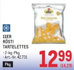 Metro 11er Rösti Tartelettes Angebot