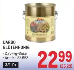 Metro Darbo Blütenhonig Angebot