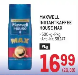 Metro Maxwell House Max Angebot