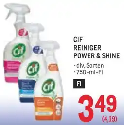 Metro Cif Reiniger Power & Shine Angebot
