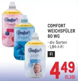 Metro Comfort Weichspüler Angebot