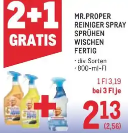 Metro Mr. Proper Reiniger Spray Angebot