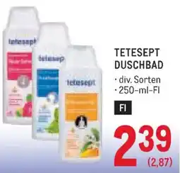Metro Tetesept Duschbad Angebot