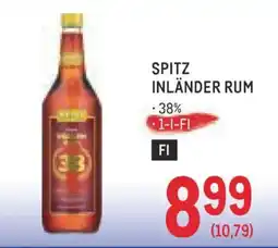 Metro Spitz Inländer Rum Angebot