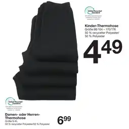 Zeeman Kinder-Thermohose Angebot