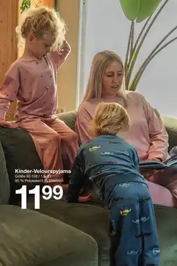 Zeeman Kinder-Velourspyjama Angebot