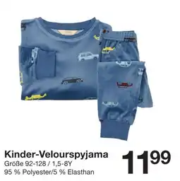 Zeeman Kinder-Veloursspyjama Angebot