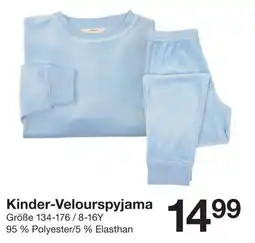 Zeeman Kinder-Veloursspyjama Angebot