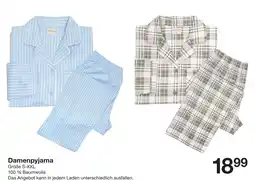 Zeeman Damenpyjama Angebot