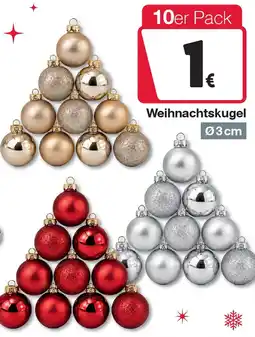 Woolworth Weihnachtskugel Angebot