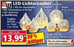 Norma LED-Lichterzauber aus Glas Angebot