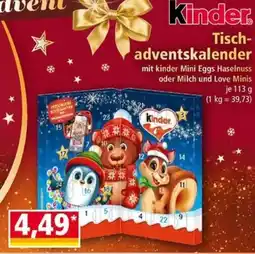 Norma Kinder Tisch-adventskalender Angebot