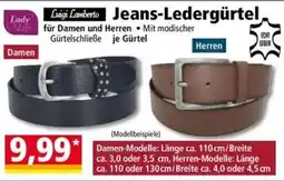 Norma Jeans-Ledergürtel Luigi Lamberto Angebot