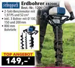 Norma Scheppach Erdbohrer EB2000 Angebot