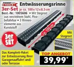 Norma power tools Entwässerungsrinne Angebot