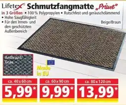 Norma Lifetex Schmutzfangmatte "Prive" Angebot