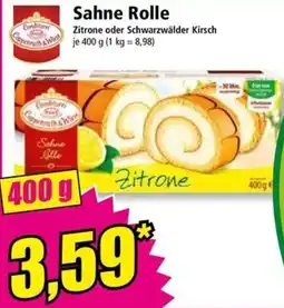 Norma Sahne Rolle Zitrone Angebot
