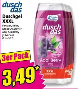 Norma dusch das Duschgel XXXL Angebot