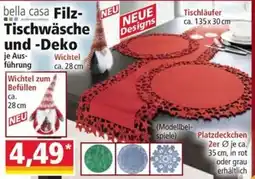 Norma bella casa Filz-Tischwäsche und -Deko Angebot