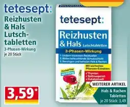 Norma tetesept Reizhusten & Hals Lutschtabletten Angebot